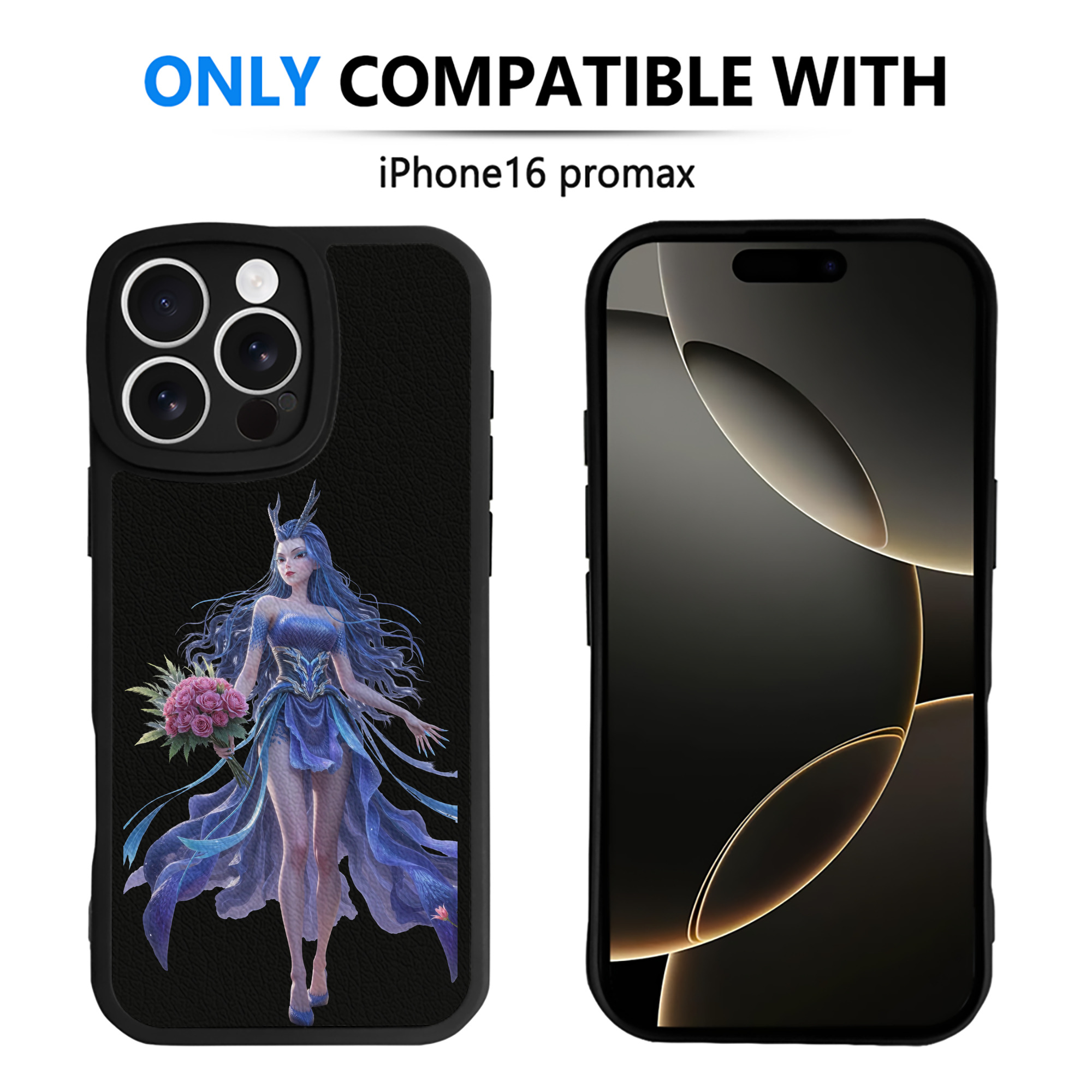 （画像用） Ne Zha 2 ナタ 魔童の大暴れ 【iPhone 16シリーズ対応】シリコンスマホケース（レザー調） 材質：シリコン